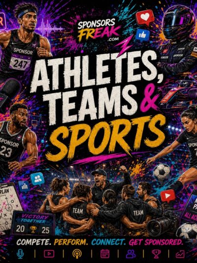 Athletes, Teams & Sports