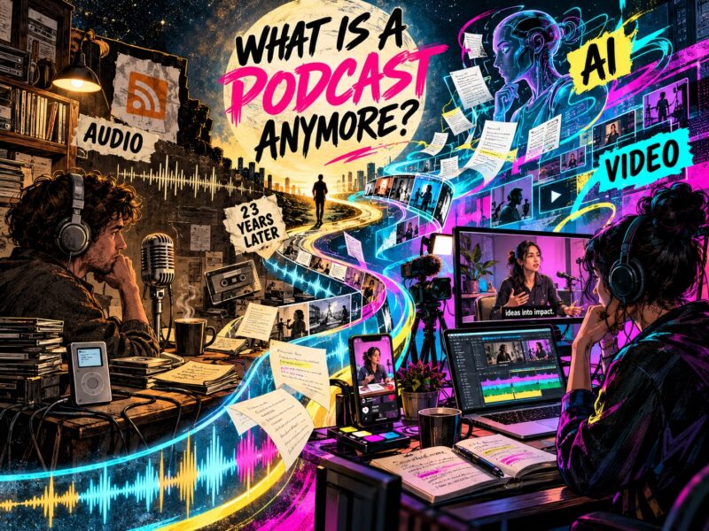 WAIT. WHAT IS A PODCAST ANYMORE?