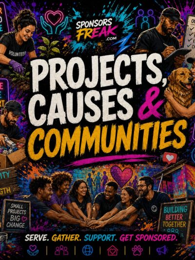 Projects, Causes & Communities