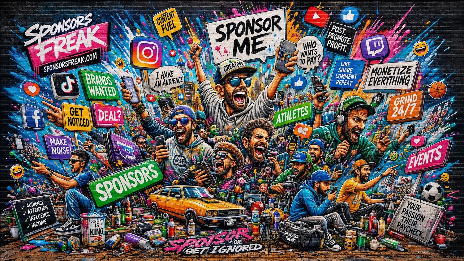 Sponsors Freak Frequently Asked Questions (FAQ)